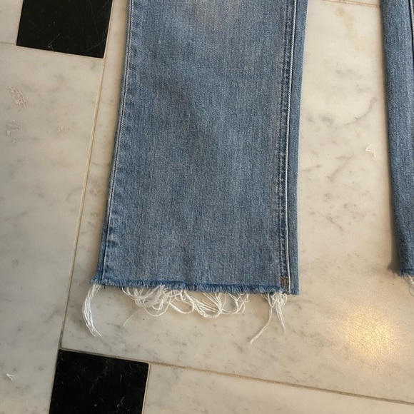 Denim Forum The Bailey Patch High Rise Flare Crop - Picture 4 of 7